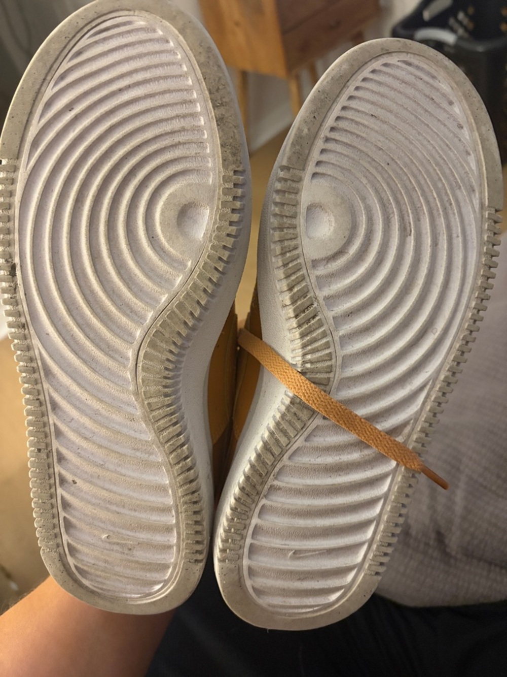 Nike Platform Sneakers in Cognac with White Sole - Picture 4 of 4